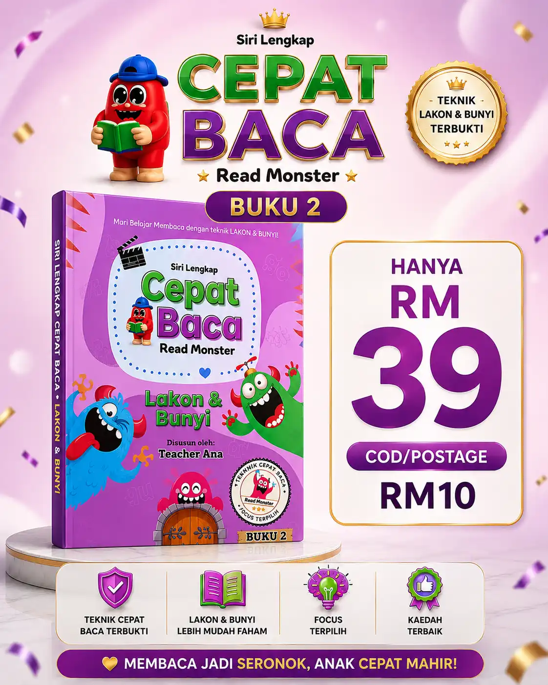 Pakej Buku 2 Cepat Baca